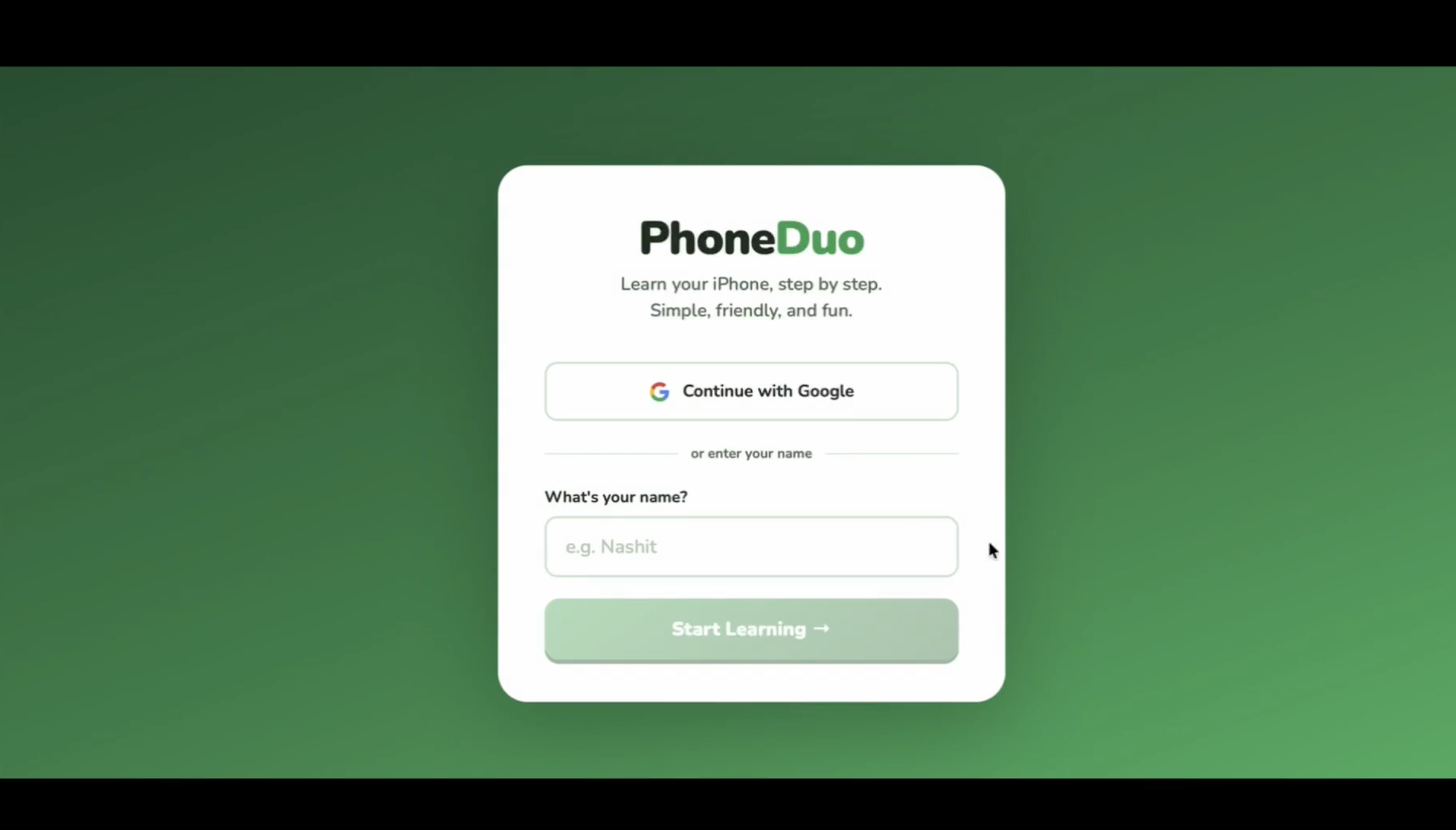 PhoneDuo demo